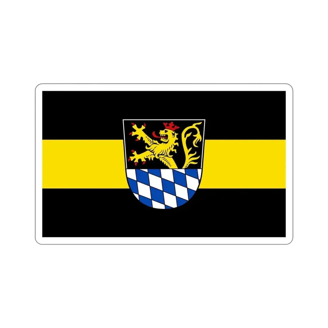 Flag of Amberg Germany STICKER Vinyl Die-Cut Decal - The Sticker Space