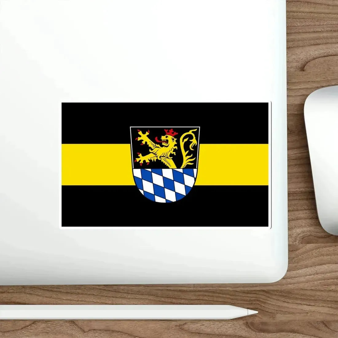 Flag of Amberg Germany STICKER Vinyl Die-Cut Decal - The Sticker Space