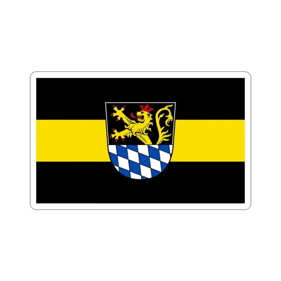 Flag of Amberg Germany STICKER Vinyl Die-Cut Decal - The Sticker Space