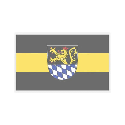 Flag of Amberg Germany - STICKER Vinyl Kiss-Cut Decal 2 Inch Transparent - The Sticker Space