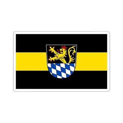 Flag of Amberg Germany - STICKER Vinyl Kiss-Cut Decal 3 Inch White - The Sticker Space