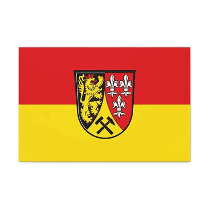 Flag of Amberg Sulzbach Germany - Canvas Wall Art - The Sticker Space