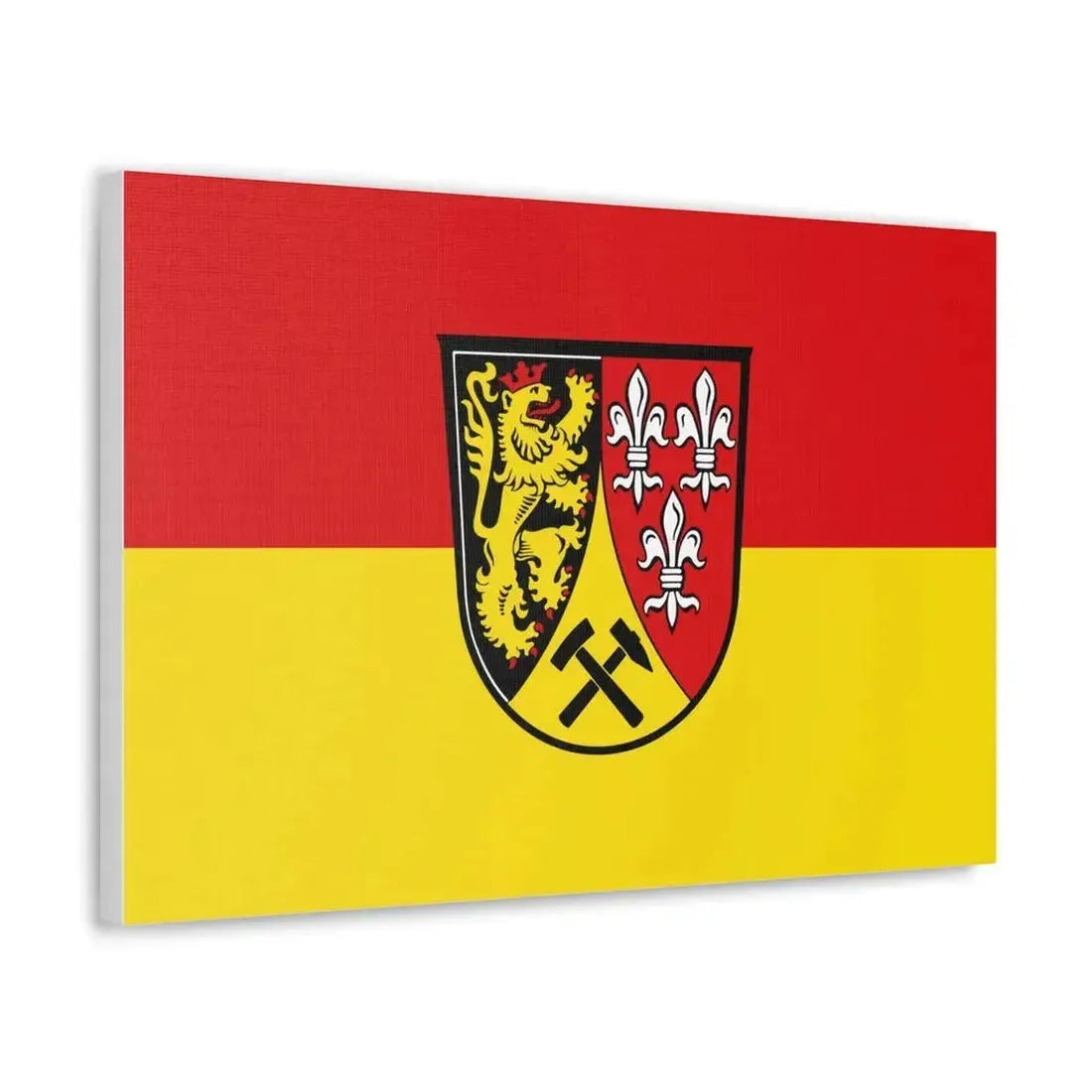 Flag of Amberg Sulzbach Germany - Canvas Wall Art - The Sticker Space