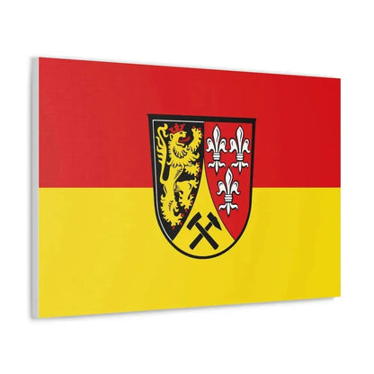 Flag of Amberg Sulzbach Germany - Canvas Wall Art - The Sticker Space