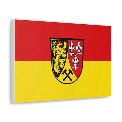 Flag of Amberg Sulzbach Germany - Canvas Wall Art - The Sticker Space