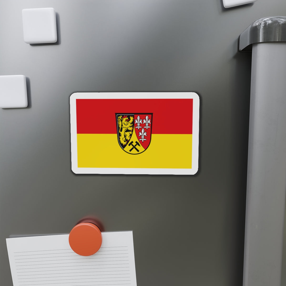 Flag of Amberg Sulzbach Germany - Die-Cut Magnet-The Sticker Space