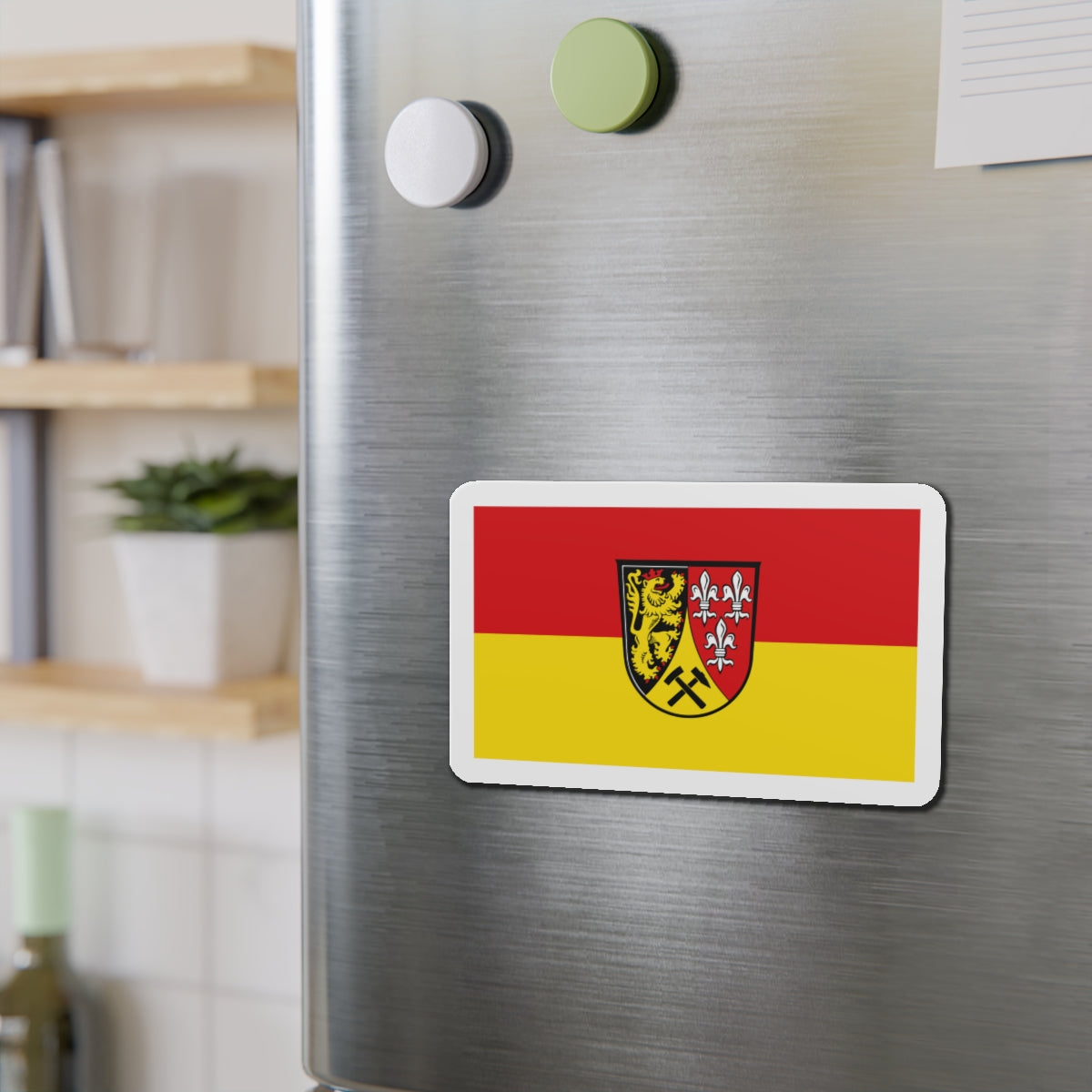 Flag of Amberg Sulzbach Germany - Die-Cut Magnet-The Sticker Space