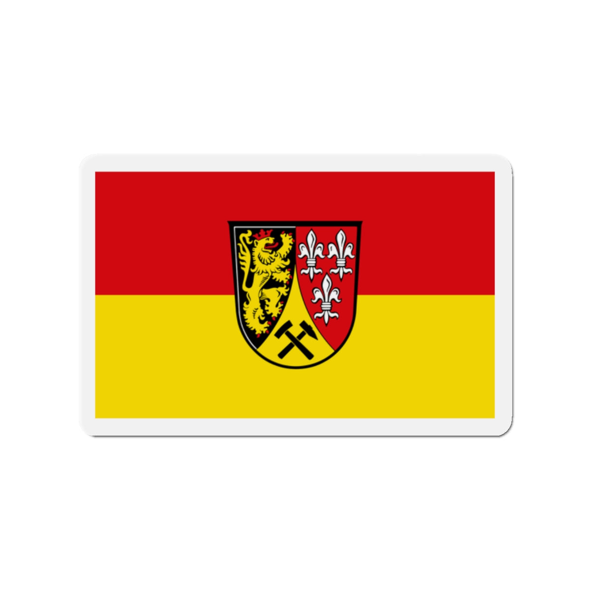 Flag of Amberg Sulzbach Germany - Die-Cut Magnet-2" x 2"-The Sticker Space