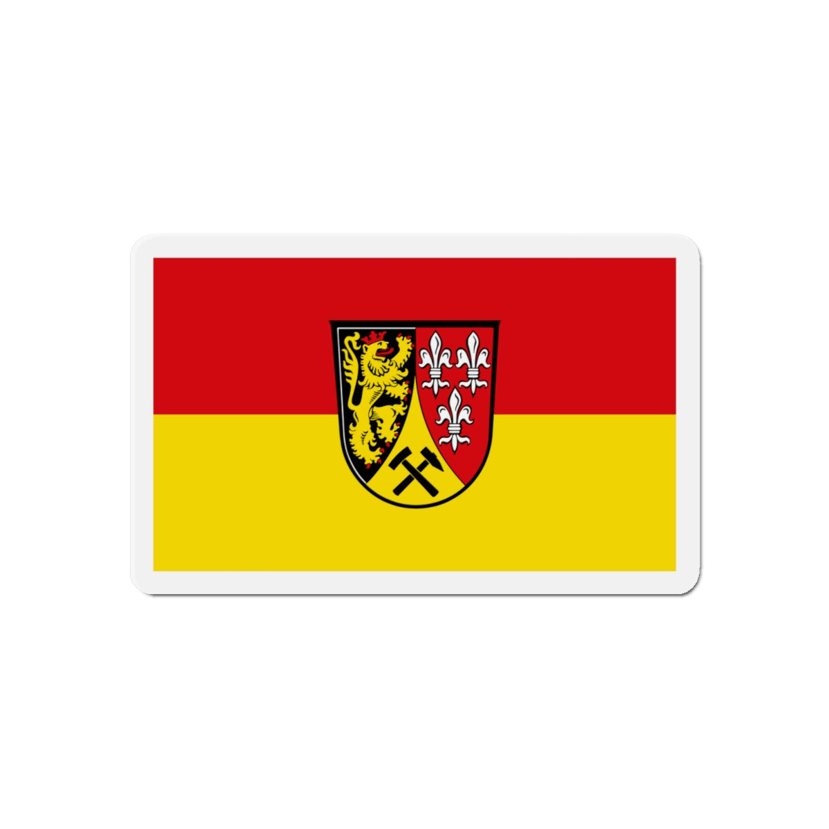 Flag of Amberg Sulzbach Germany - Die-Cut Magnet-6 × 6"-The Sticker Space