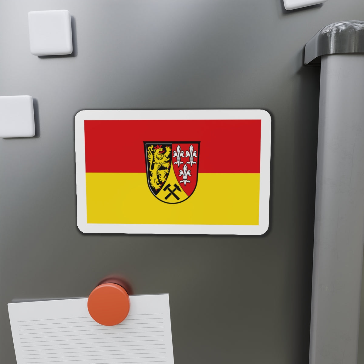 Flag of Amberg Sulzbach Germany - Die-Cut Magnet-The Sticker Space