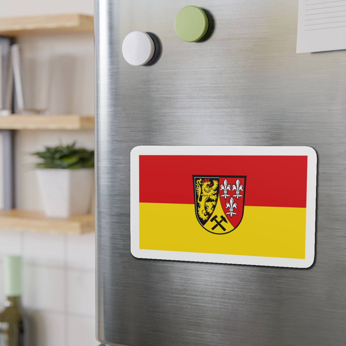 Flag of Amberg Sulzbach Germany - Die-Cut Magnet-The Sticker Space