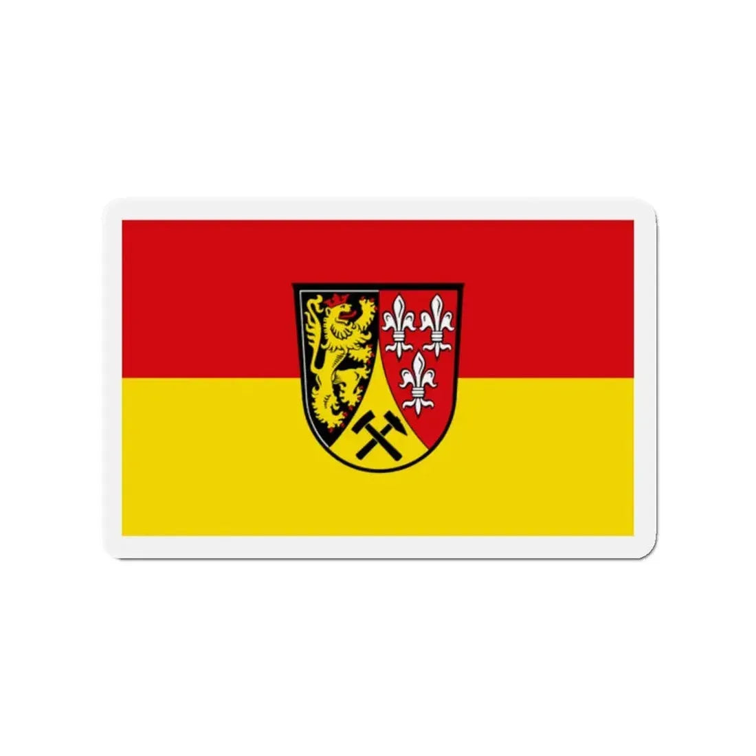 Flag of Amberg Sulzbach Germany - Refrigerator Magnet 2 Inch - The Sticker Space