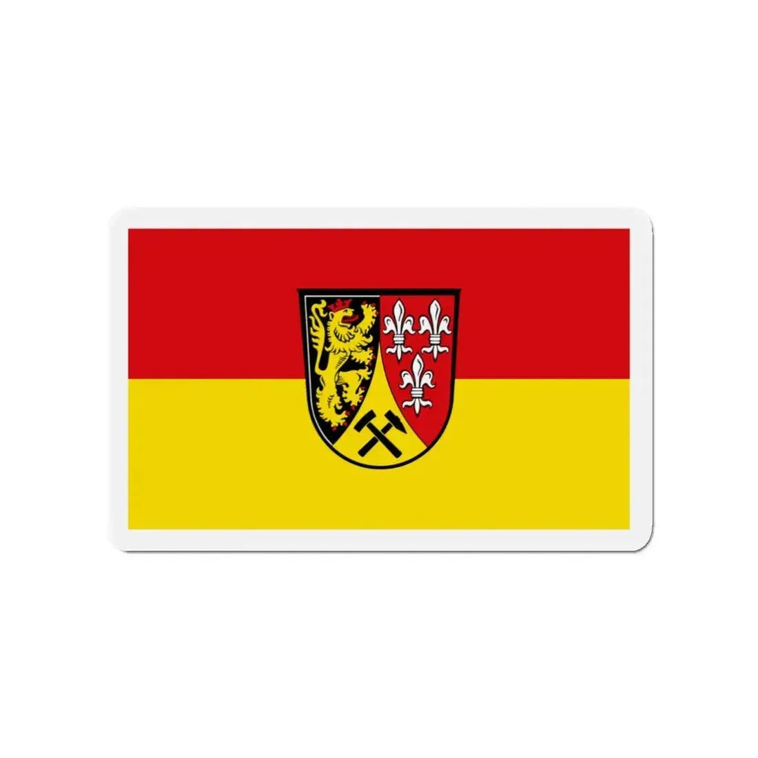 Flag of Amberg Sulzbach Germany - Refrigerator Magnet 3 Inch - The Sticker Space