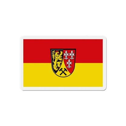 Flag of Amberg Sulzbach Germany - Refrigerator Magnet 6 Inch - The Sticker Space
