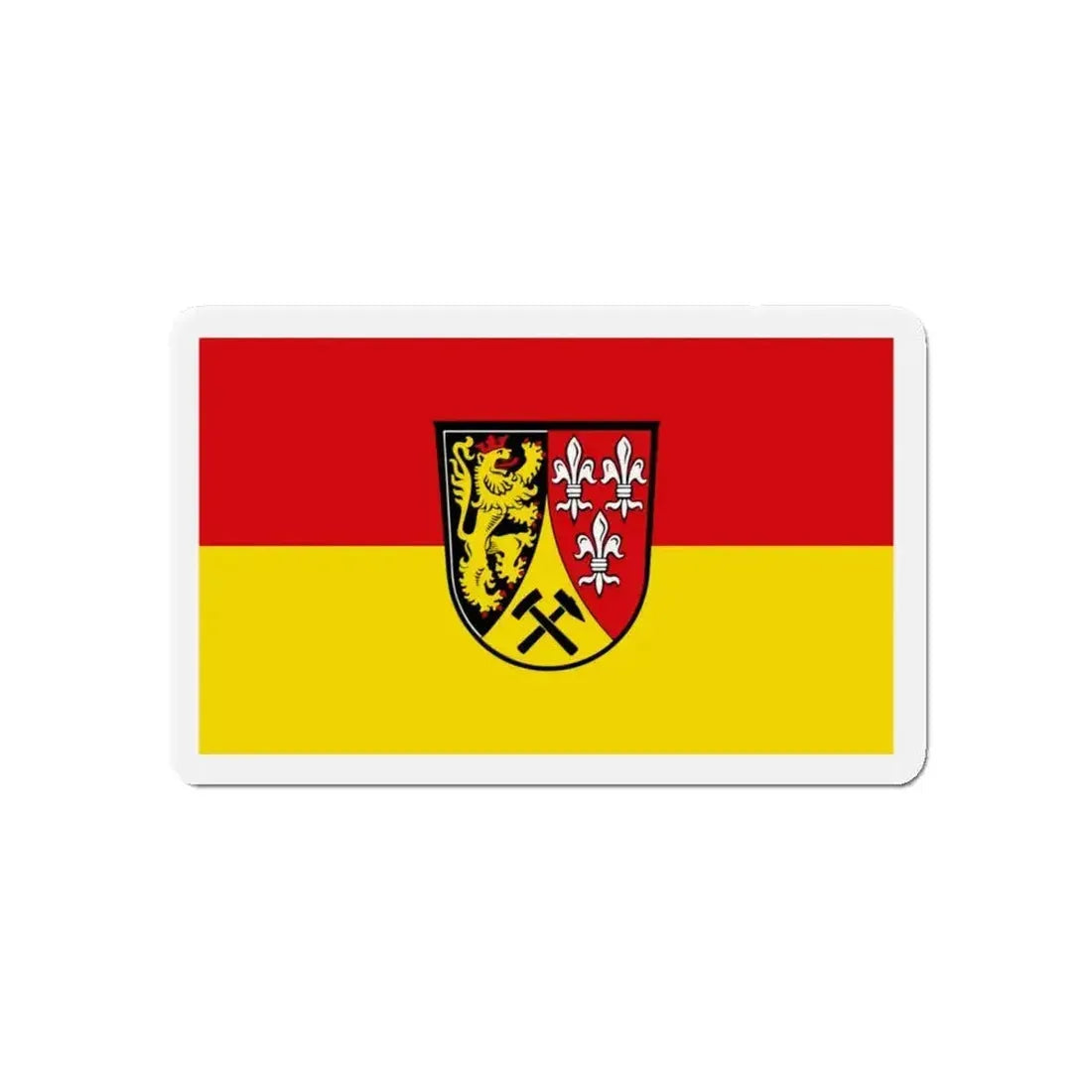 Flag of Amberg Sulzbach Germany - Refrigerator Magnet - The Sticker Space