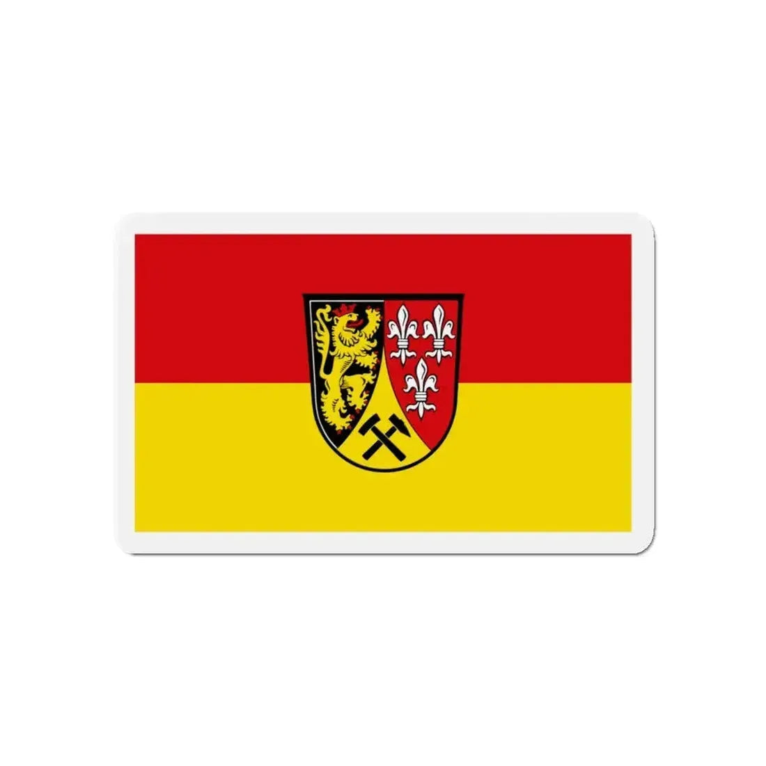 Flag of Amberg Sulzbach Germany - Refrigerator Magnet - The Sticker Space