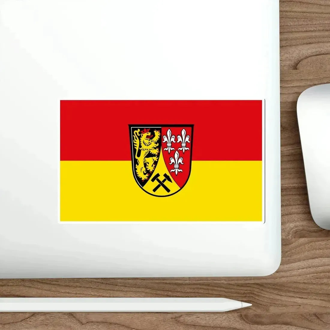 Flag of Amberg Sulzbach Germany STICKER Vinyl Die-Cut Decal - The Sticker Space