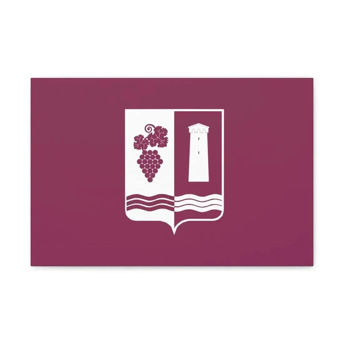 Flag of Ambrolauri Georgia - Canvas Wall Art 18″ x 12″ 1.25" - The Sticker Space