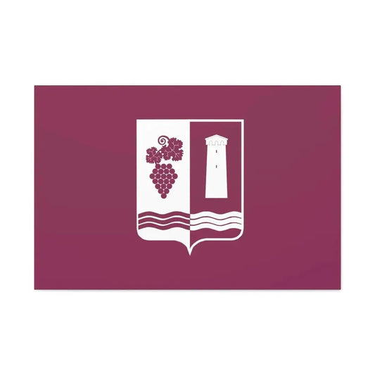 Flag of Ambrolauri Georgia - Canvas Wall Art 36" x 24" 1.25" - The Sticker Space