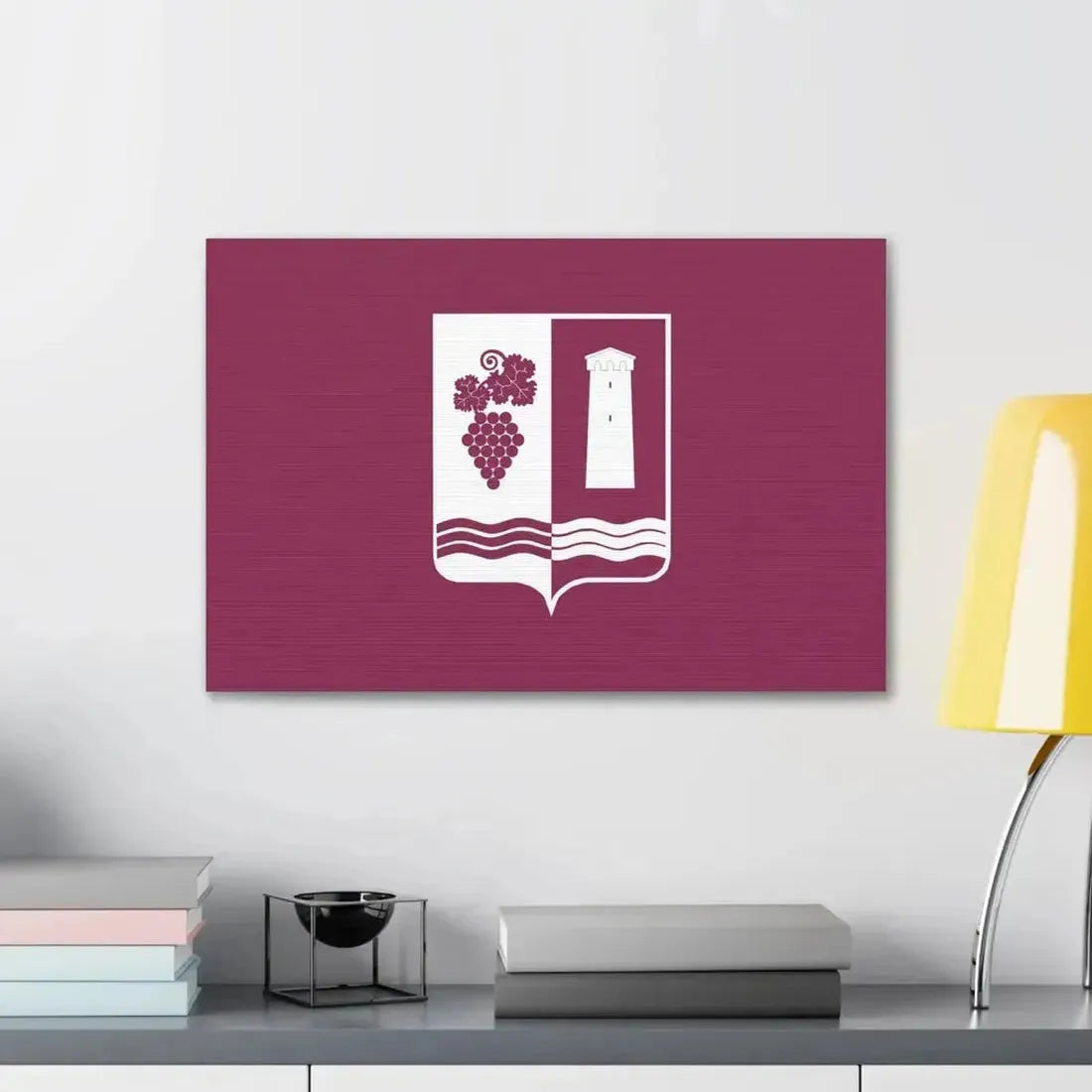 Flag of Ambrolauri Georgia - Canvas Wall Art - The Sticker Space