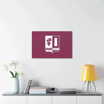 Flag of Ambrolauri Georgia - Canvas Wall Art - The Sticker Space