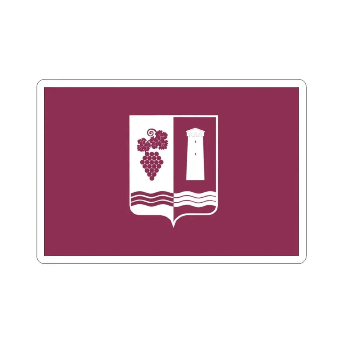 Flag of Ambrolauri Georgia STICKER Vinyl Die-Cut Decal - The Sticker Space