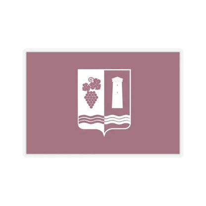 Flag of Ambrolauri Georgia - STICKER Vinyl Kiss-Cut Decal 2 Inch Transparent - The Sticker Space