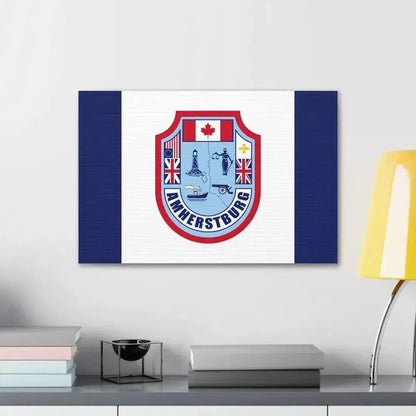 Flag of Amherstburg Canada - Canvas Wall Art - The Sticker Space