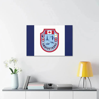 Flag of Amherstburg Canada - Canvas Wall Art - The Sticker Space