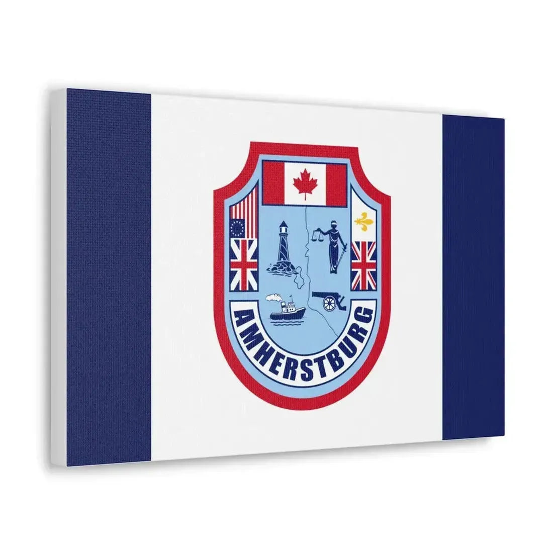 Flag of Amherstburg Canada - Canvas Wall Art - The Sticker Space