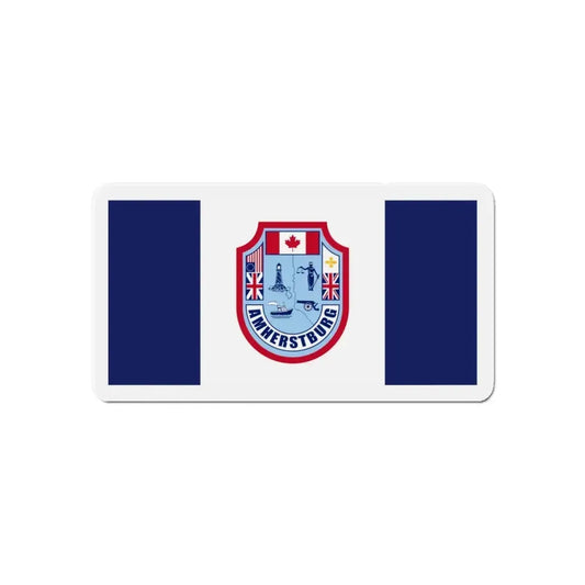 Flag of Amherstburg Canada - Refrigerator Magnet 6 Inch - The Sticker Space