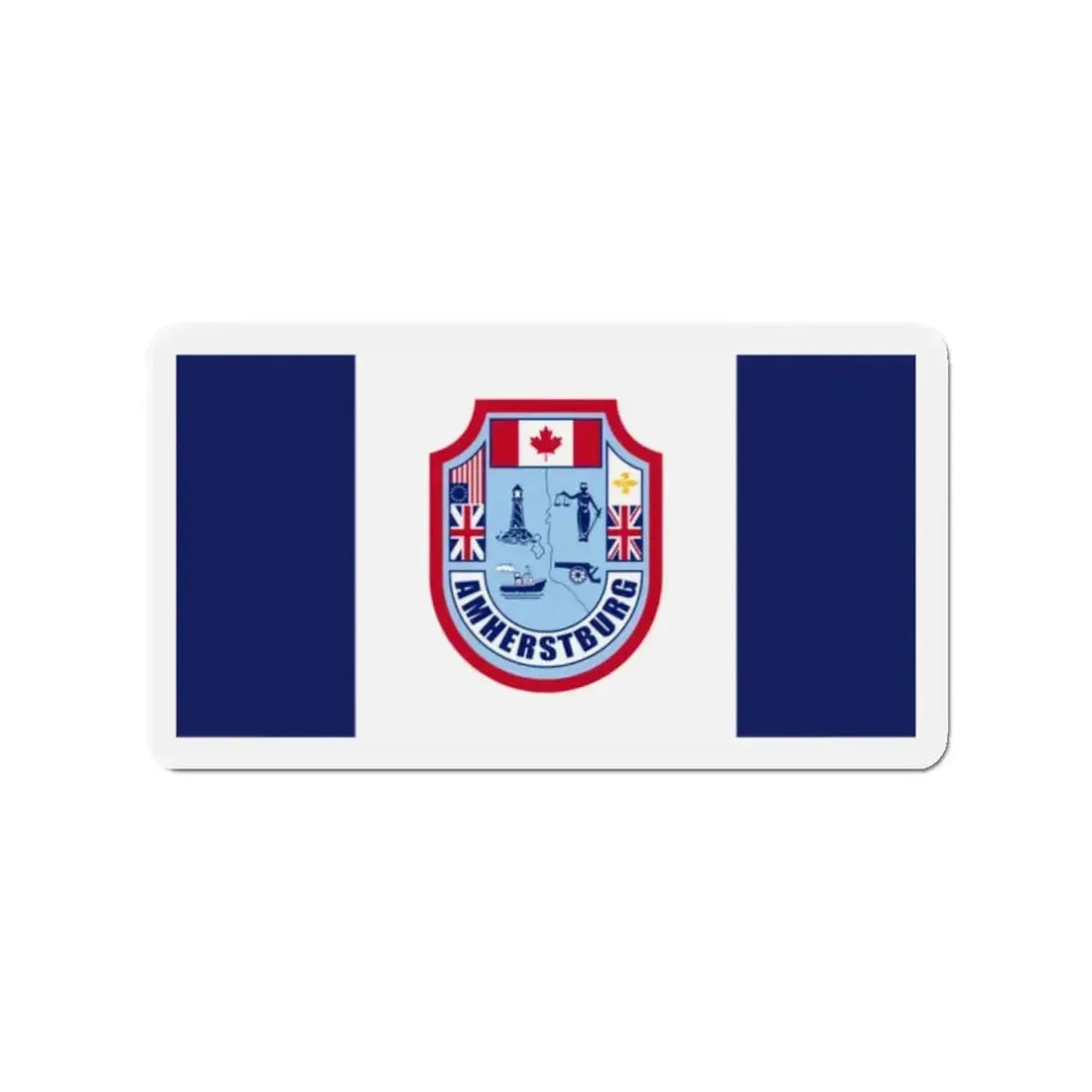 Flag of Amherstburg Canada - Refrigerator Magnet - The Sticker Space