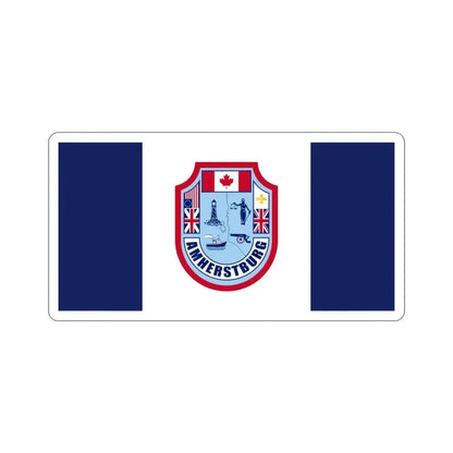 Flag of Amherstburg Canada STICKER Vinyl Die-Cut Decal 3 Inch - The Sticker Space