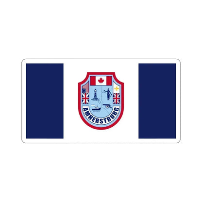 Flag of Amherstburg Canada STICKER Vinyl Die-Cut Decal 4 Inch - The Sticker Space