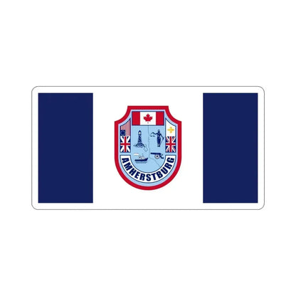 Flag of Amherstburg Canada STICKER Vinyl Die-Cut Decal 6 Inch - The Sticker Space