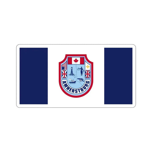 Flag of Amherstburg Canada STICKER Vinyl Die-Cut Decal 6 Inch - The Sticker Space