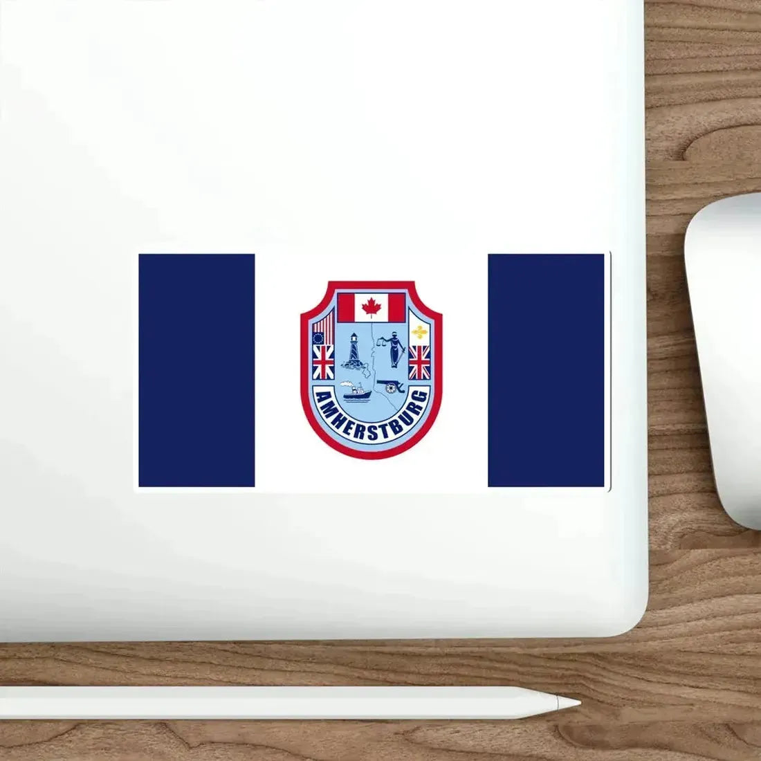 Flag of Amherstburg Canada STICKER Vinyl Die-Cut Decal - The Sticker Space