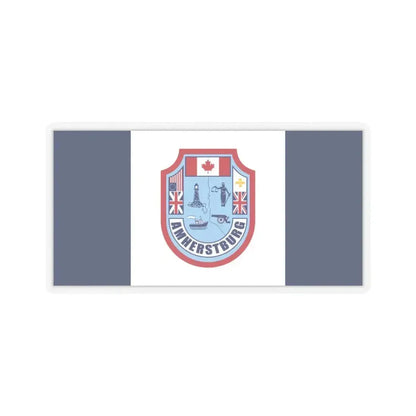Flag of Amherstburg Canada - STICKER Vinyl Kiss-Cut Decal 3 Inch Transparent - The Sticker Space