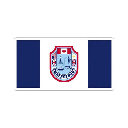 Flag of Amherstburg Canada - STICKER Vinyl Kiss-Cut Decal 4 Inch White - The Sticker Space