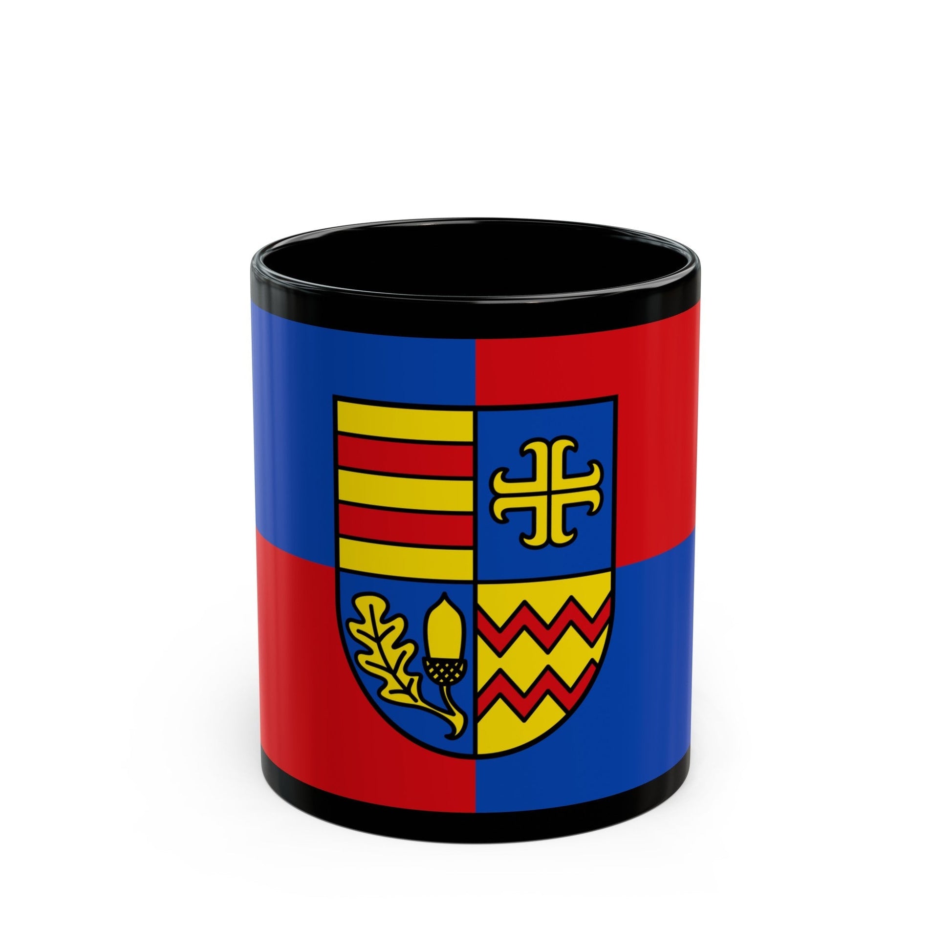 Flag of Ammerland Germany - Black Coffee Mug-11oz-The Sticker Space