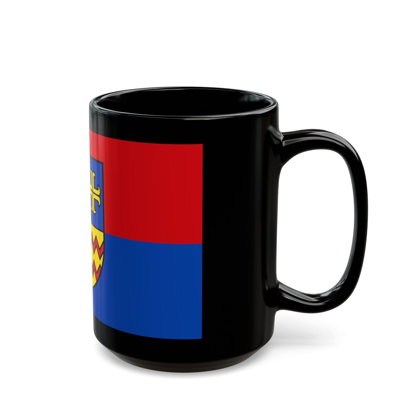 Flag of Ammerland Germany - Black Coffee Mug-The Sticker Space