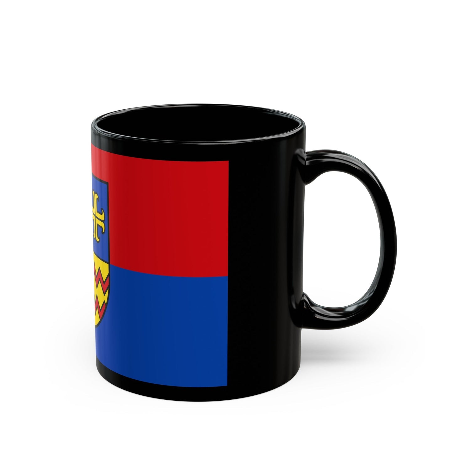 Flag of Ammerland Germany - Black Coffee Mug-The Sticker Space