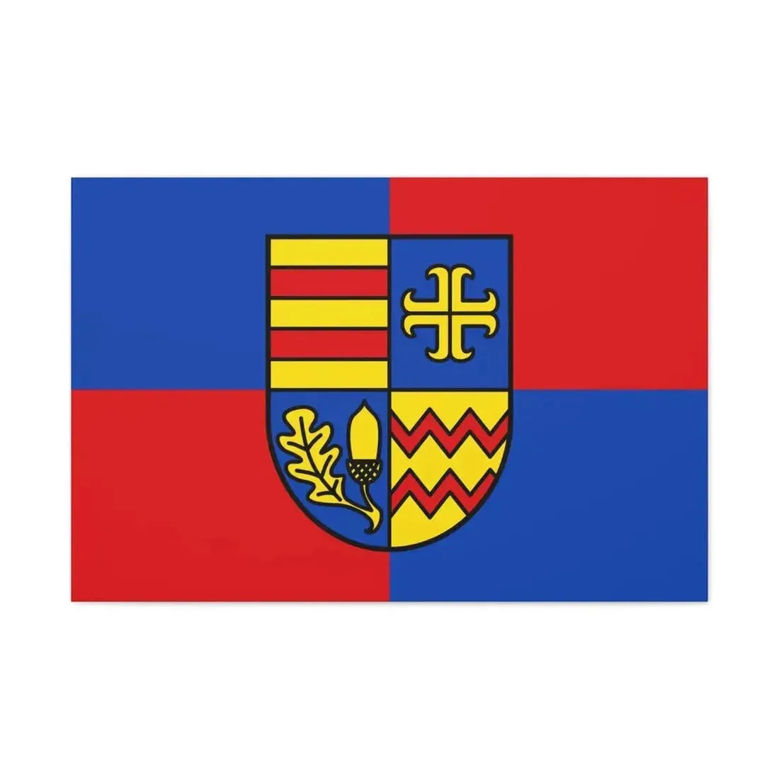 Flag of Ammerland Germany - Canvas Wall Art - The Sticker Space