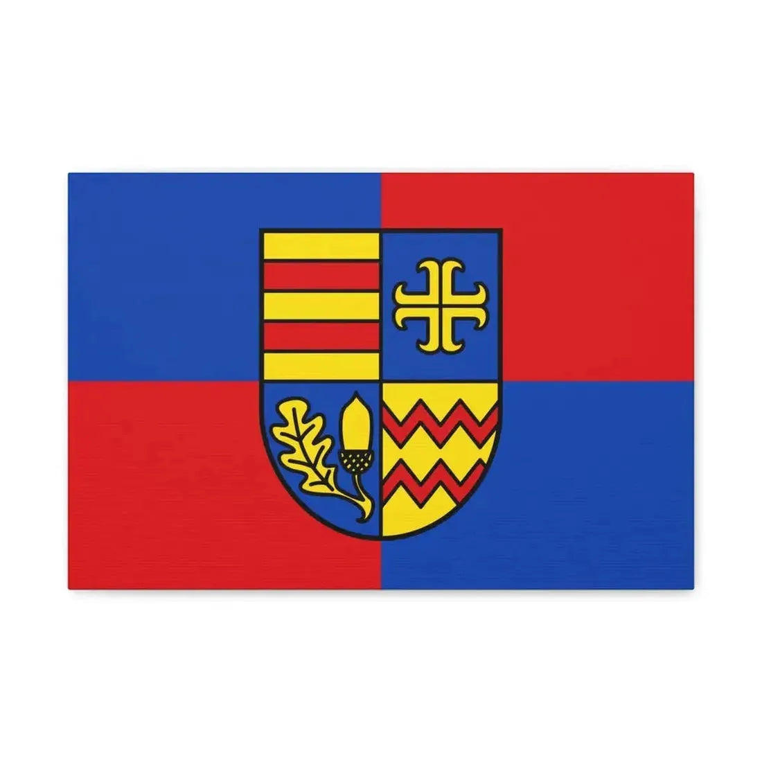 Flag of Ammerland Germany - Canvas Wall Art - The Sticker Space