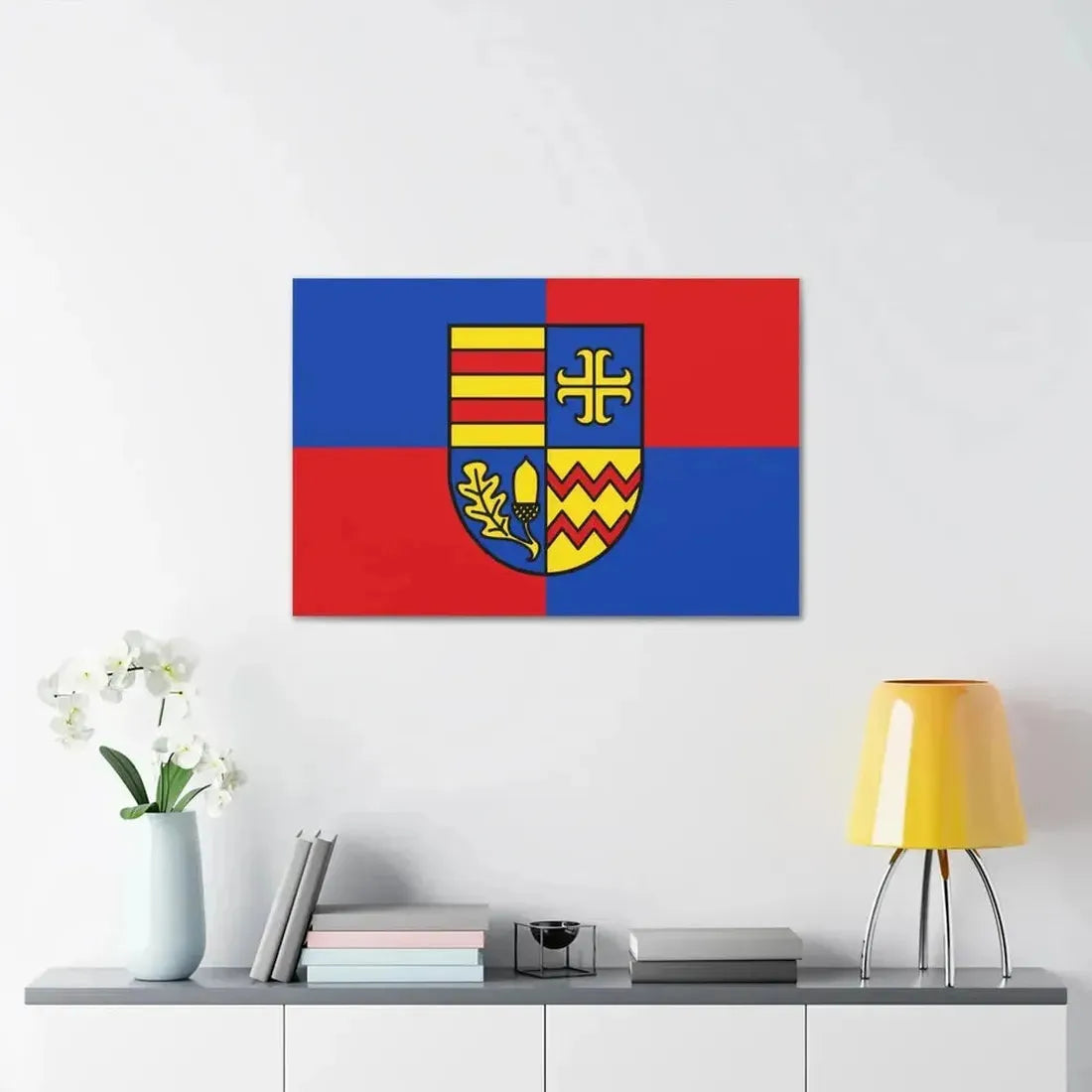 Flag of Ammerland Germany - Canvas Wall Art - The Sticker Space