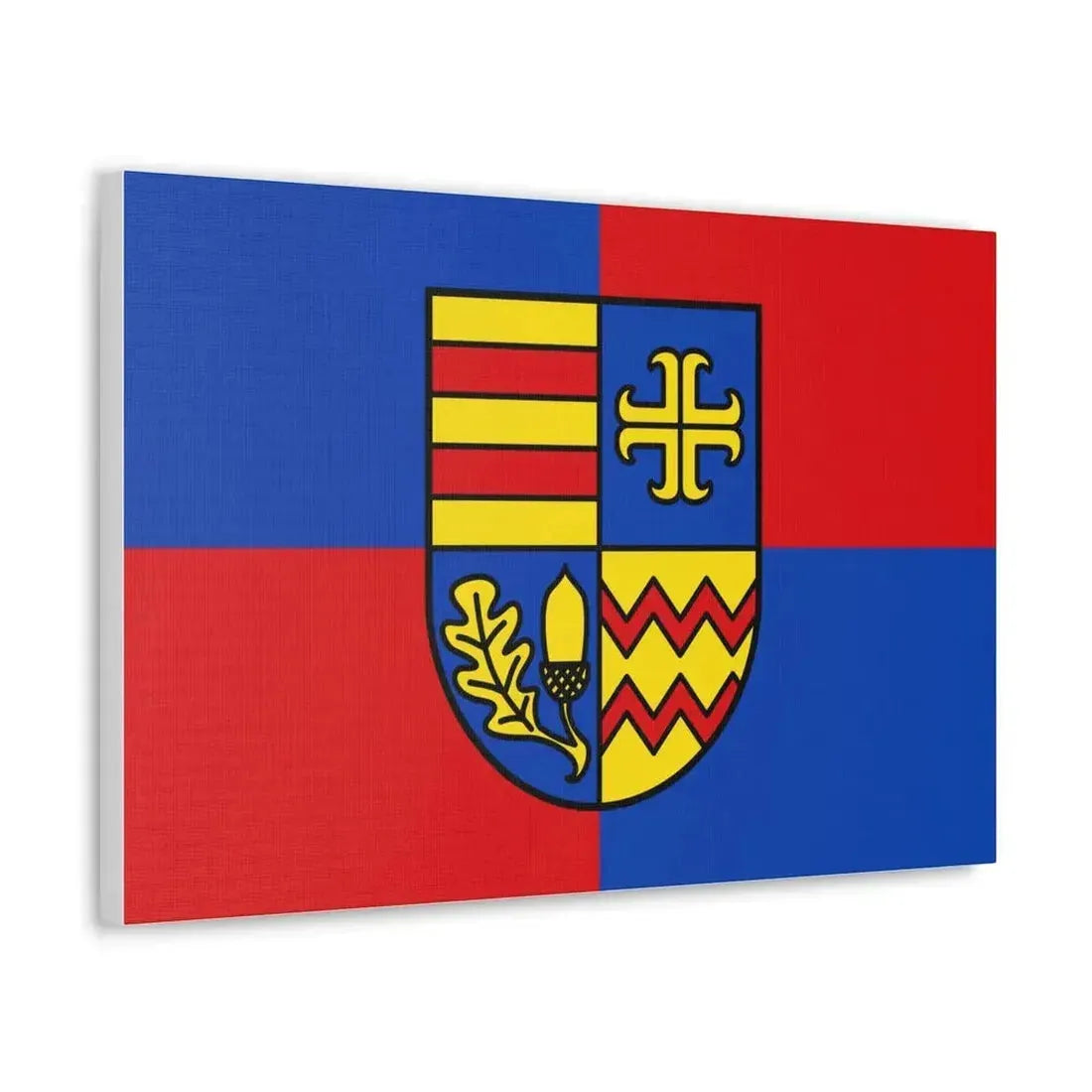 Flag of Ammerland Germany - Canvas Wall Art - The Sticker Space