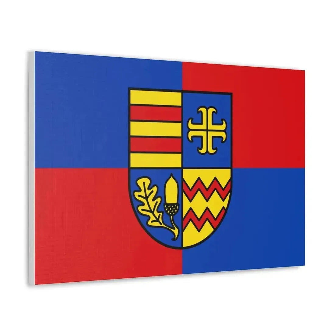 Flag of Ammerland Germany - Canvas Wall Art - The Sticker Space