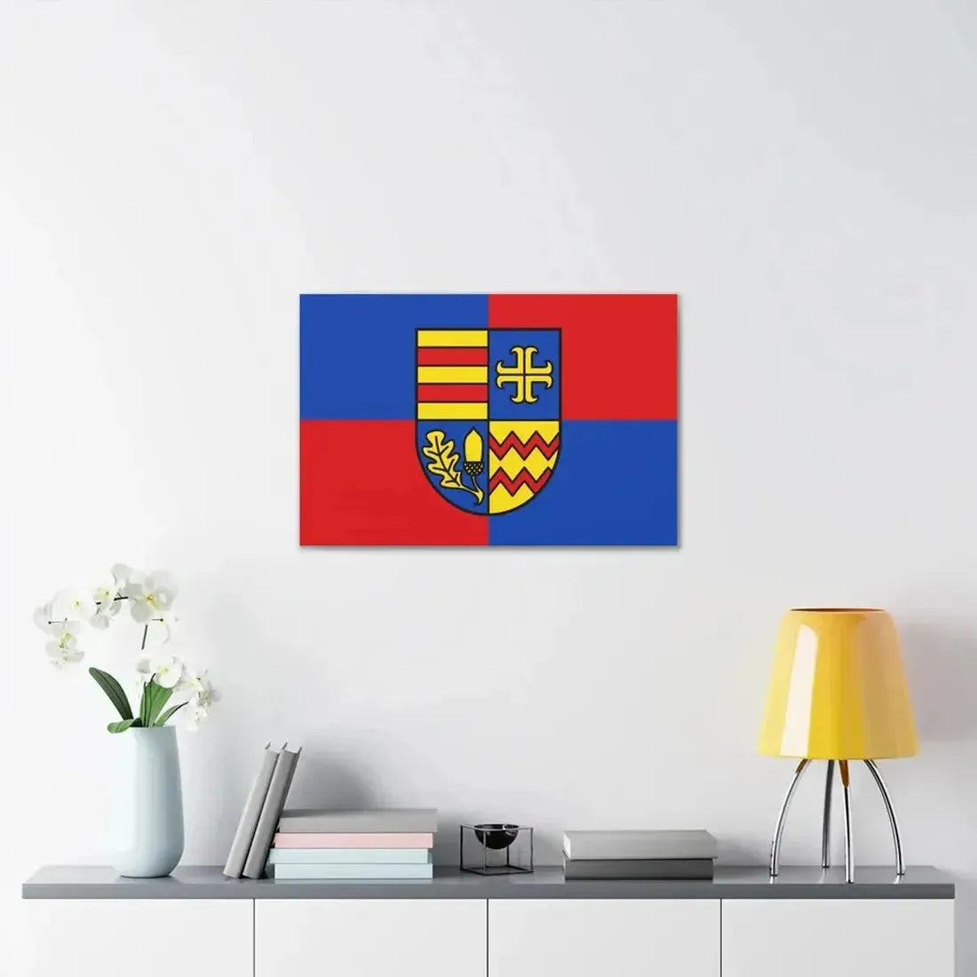 Flag of Ammerland Germany - Canvas Wall Art - The Sticker Space