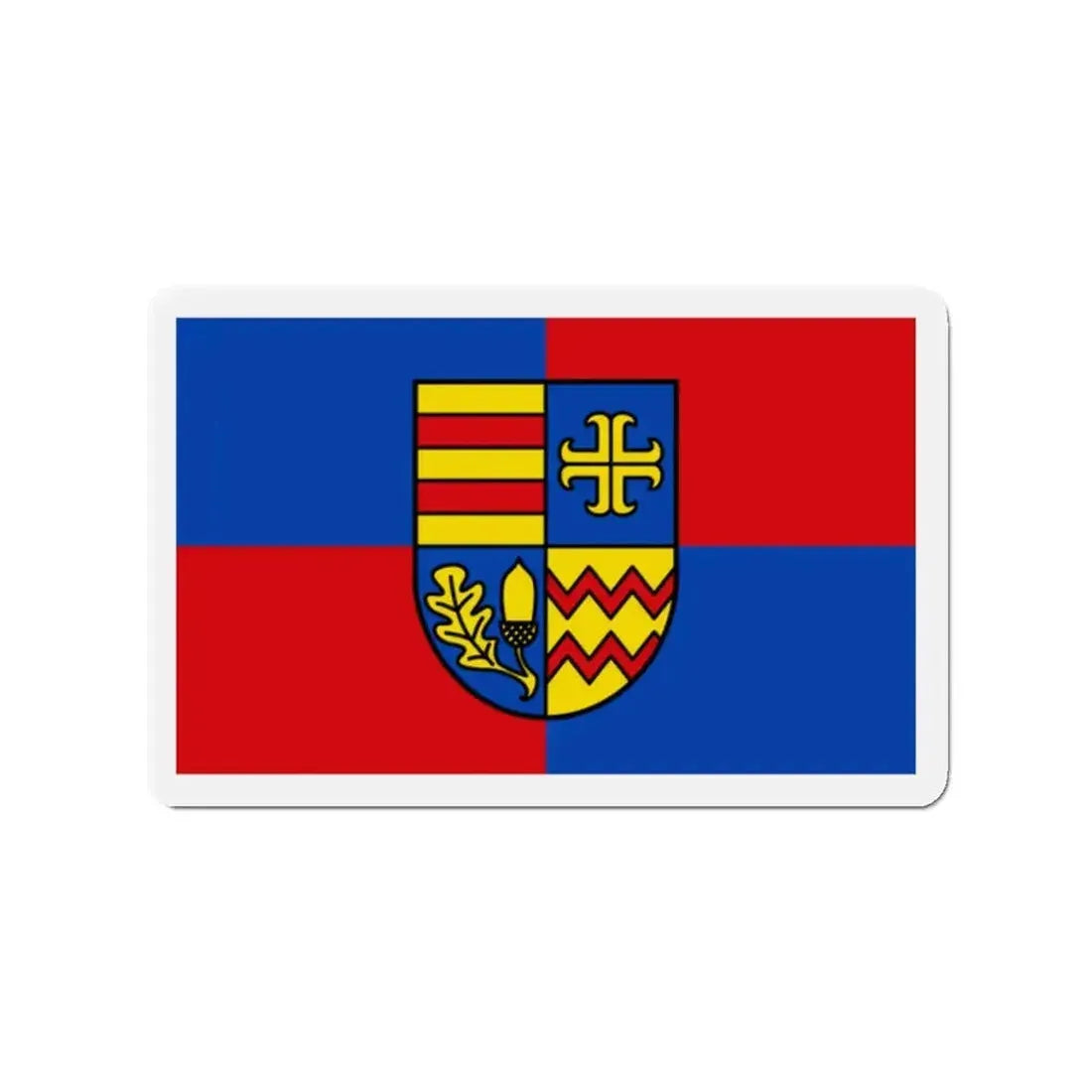 Flag of Ammerland Germany - Refrigerator Magnet - The Sticker Space