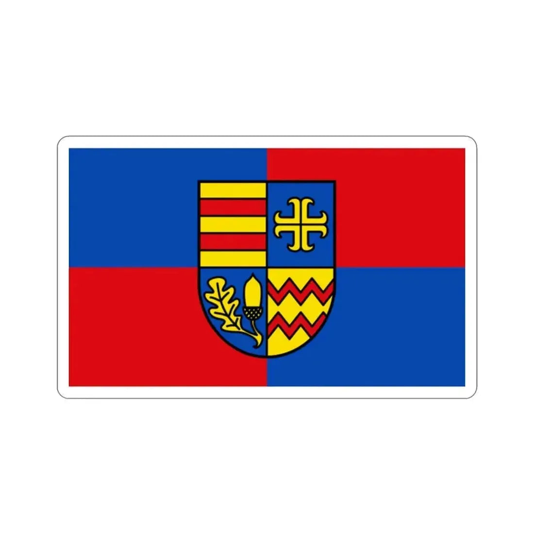 Flag of Ammerland Germany STICKER Vinyl Die-Cut Decal 2 Inch - The Sticker Space